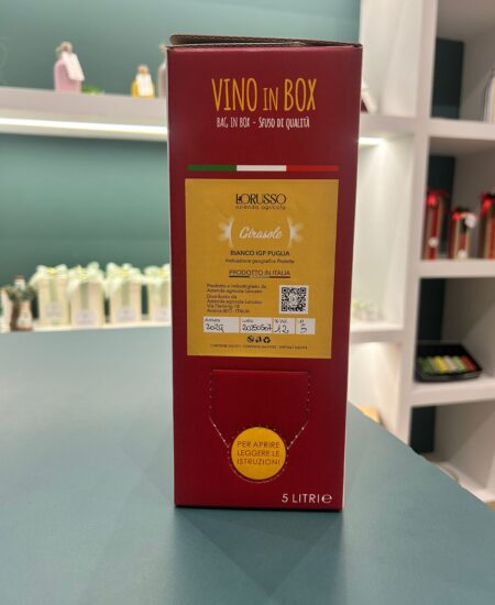 bag in box di vino bianco